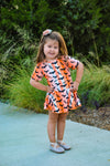 HALLOWEEN BATS PEPLUM TOP
