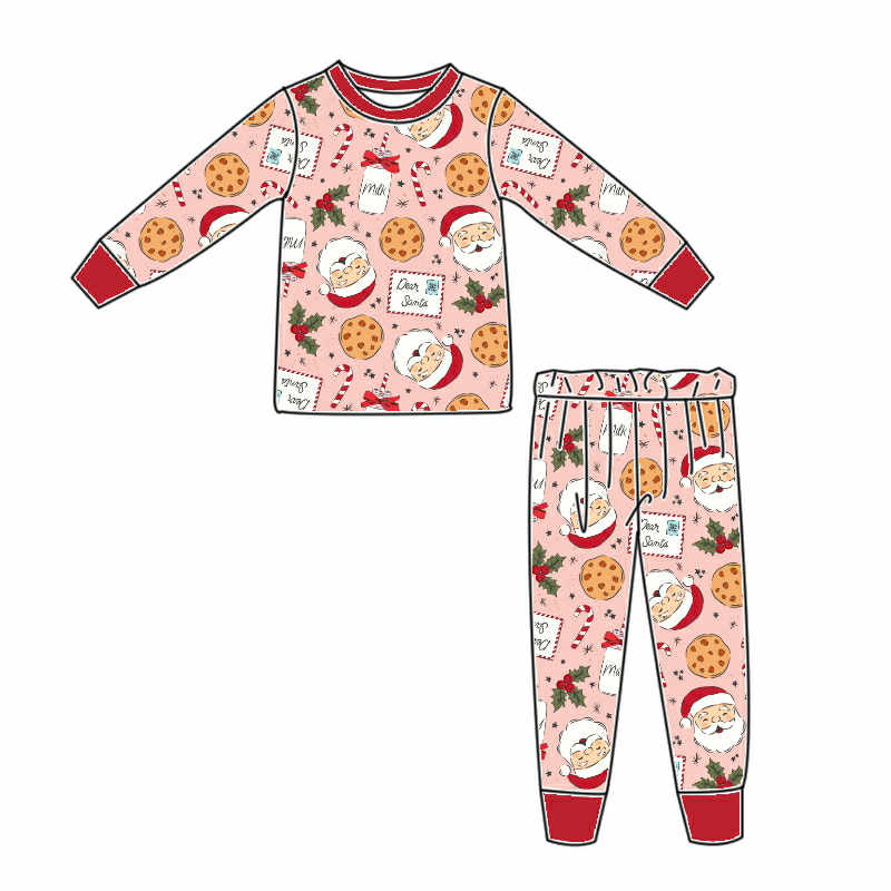 DEAR SANTA PAJAMAS - PINK - PREORDER