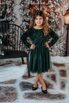 GREEN SPARKLE TUTU DRESS
