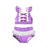 LONG HAIR PRINCESS TWO PIECE SWIMSUIT