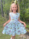 TURTLE BACK BOW DRESS