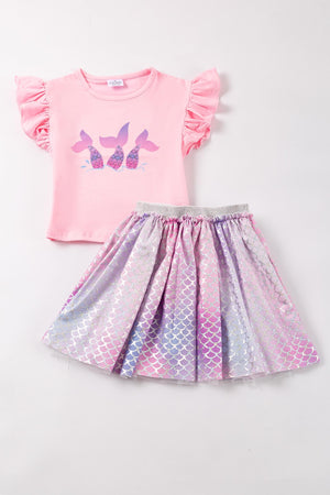 MERMAID TOP & SKIRT SET