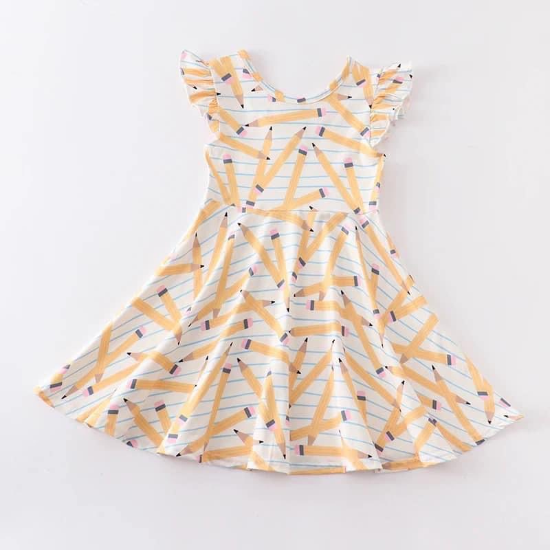 PENCILS TWIRL DRESS