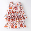 THANKSGIVING TURKEY RUFFLE DRESS