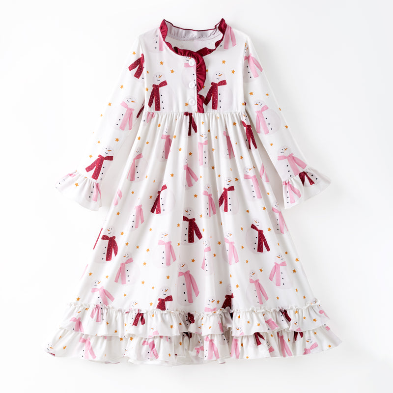SNOWMAN NIGHTGOWN -  Christmas2025