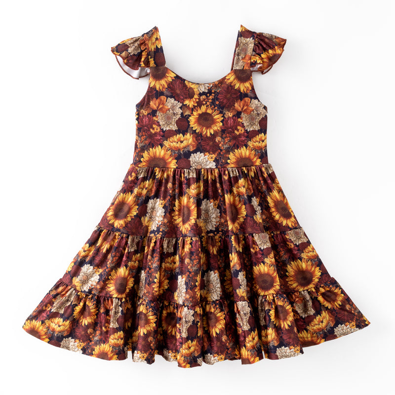 SUNFLOWER FLUTTER DRESS - Fall2025