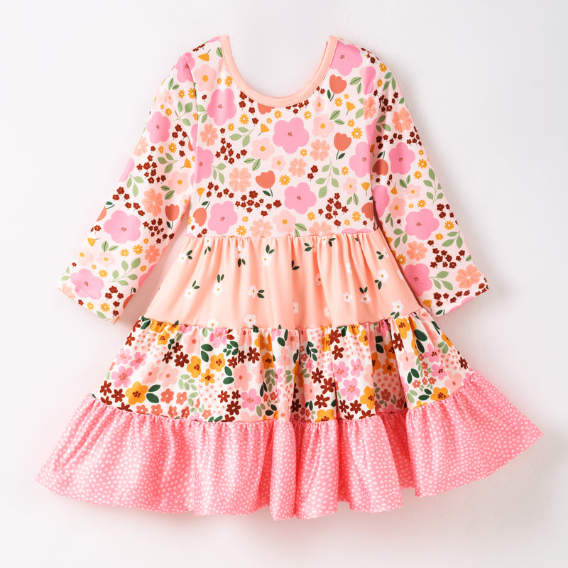FALL FLORAL LAYER DRESS - Fall2025