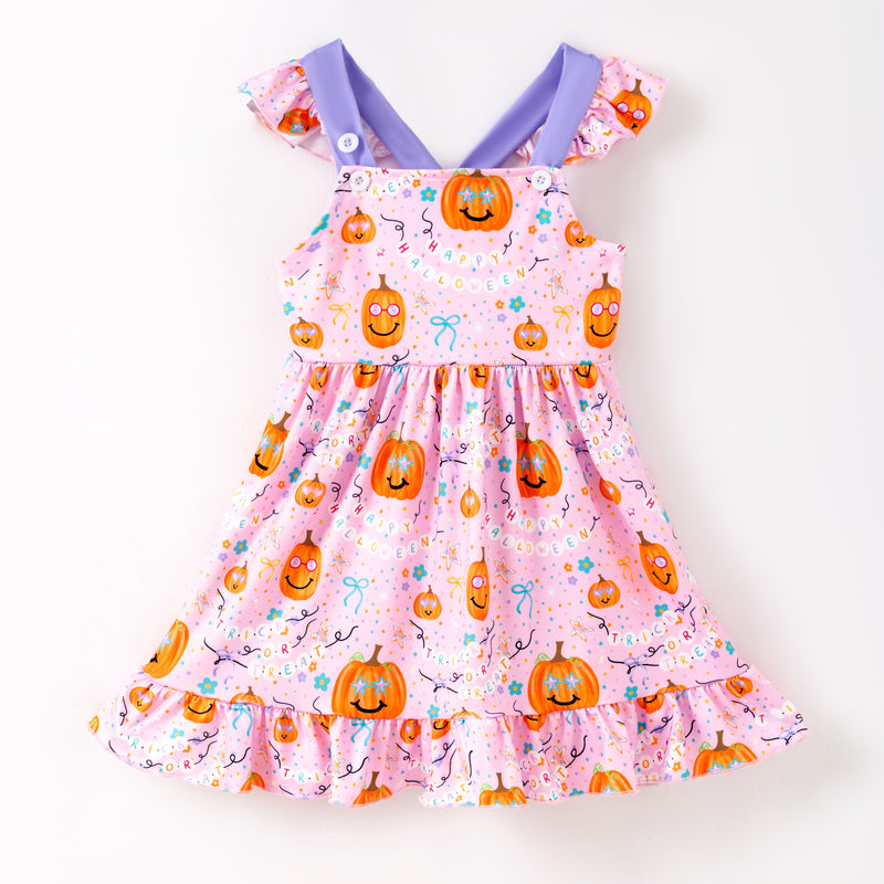 HAPPY HALLOWEEN OVERALL DRESS - Halloween2025