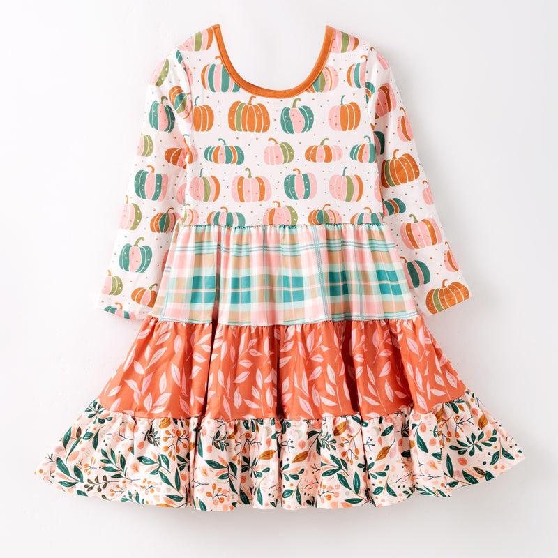 Fall Pumpkin Layer Dress - Fall2025
