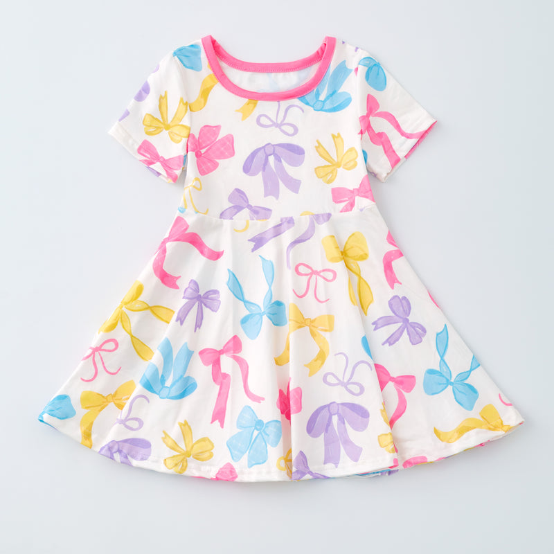 EASTER BOW TWIRL DRESS