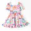 FALL PUMPKIN FRAMES DRESS - Fall2025