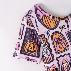 SPOOKY GHOST BACK BOW DRESS - Halloween2025 Preorder