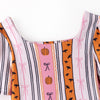 PUMPKIN & BOW STRIPE DRESS - Fall2025