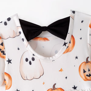 GHOST & PUMPKIN BACKBOW DRESS - Halloween2025