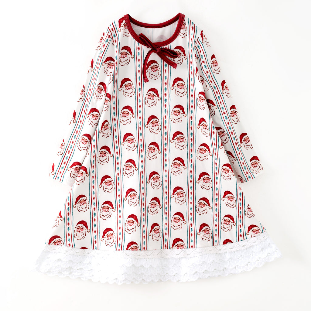 SANTA STRIPE NIGHTGOWN - Christmas2025
