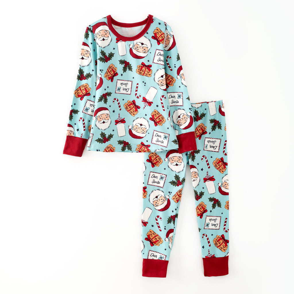DEAR SANTA PAJAMAS - BLUE - Christmas2025
