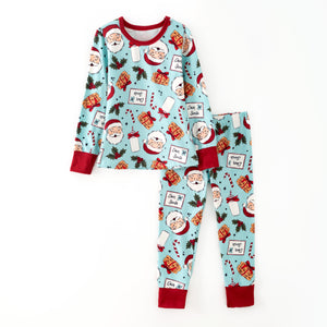DEAR SANTA PAJAMAS - BLUE - Christmas2025