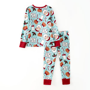 DEAR SANTA PAJAMAS - BLUE - Christmas2025