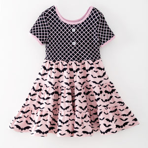 BATS TIERS DRESS - PINK  Halloween2025