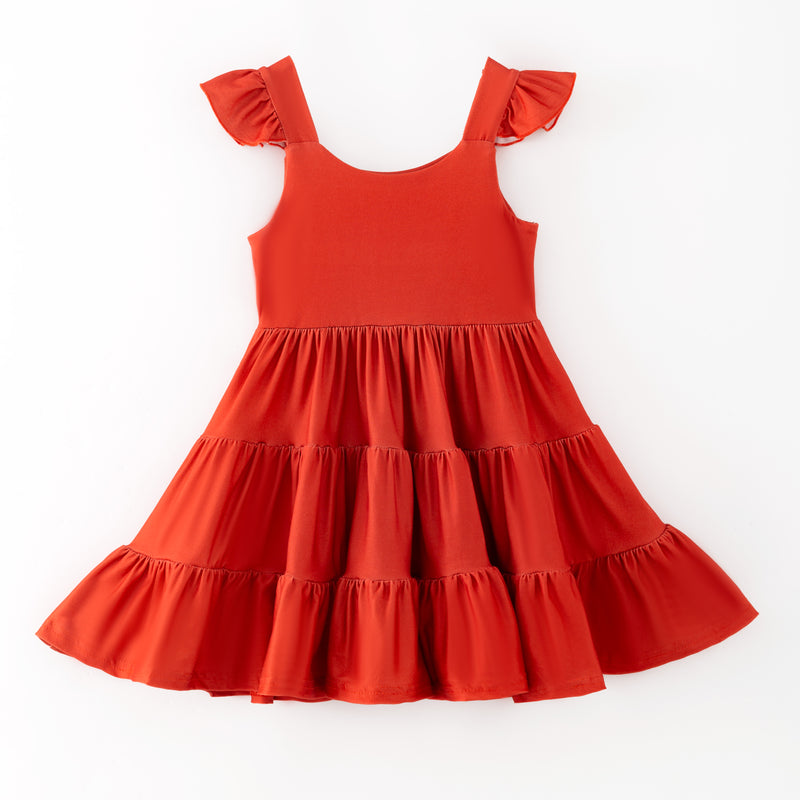 FALL TIER DRESS - RUST - Fall2025