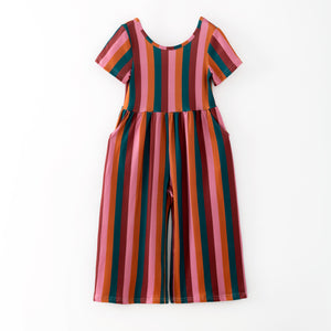 FALL STRIPE JUMPSUIT WITH POCKETS - Fall2025