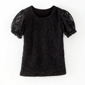 BLACK LACE TOP - Halloween2025