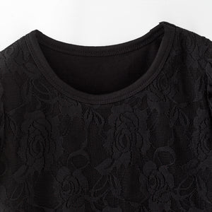 BLACK LACE TOP - Halloween2025