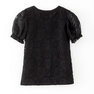 BLACK LACE TOP - Halloween2025