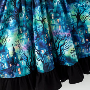 HAUNTED HOUSE BACK BOW DRESS - Halloween2025
