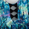 HAUNTED HOUSE BACK BOW DRESS - Halloween2025