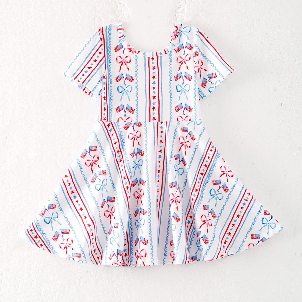FLAG TWIRL DRESS