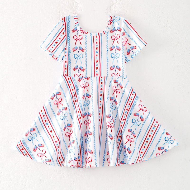 FLAG TWIRL DRESS