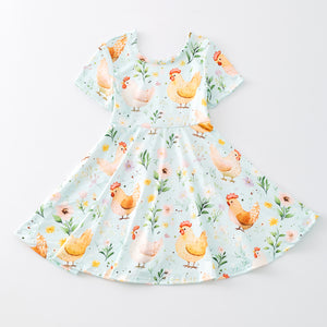 CHICKEN TWIRL DRESS