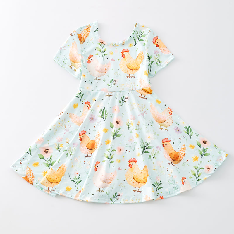 CHICKEN TWIRL DRESS