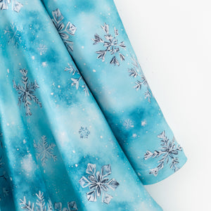 SNOWFLAKE RUFFLE DRESS - Christmas2025