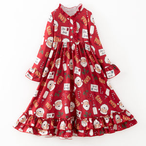 DEAR SANTA NIGHTGOWN - RED- Christmas2025 - Preorder