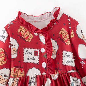 DEAR SANTA NIGHTGOWN - RED- Christmas2025 - Preorder