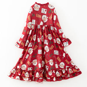 DEAR SANTA NIGHTGOWN - RED- Christmas2025 - Preorder