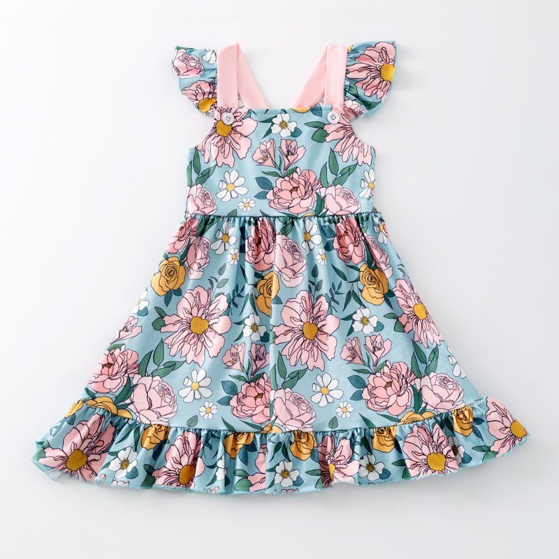 SPRING FLORAL DRESS