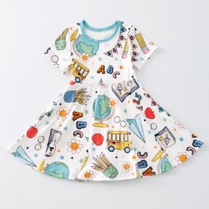 SCHOOL TWIRL DRESS WITH POCKETS