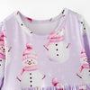 SNOWMAN RUFFLE DRESS  - Christmas2025 - Preorder