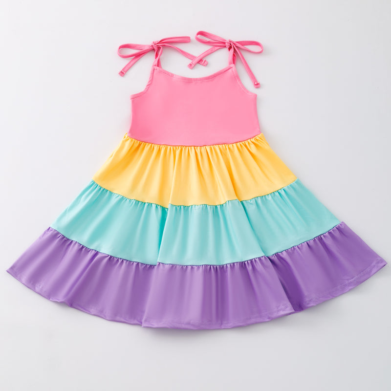 SUMMER TIER TANK DRESS - PASTEL