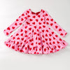 VALENTINE HEARTS BACK BOW DRESS  - Valentine2025