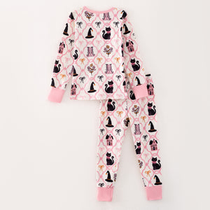 HALLOWEEN SPOOKY PINK PAJAMAS - Halloween2025