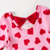 VALENTINE HEARTS BACK BOW DRESS  - Valentine2025