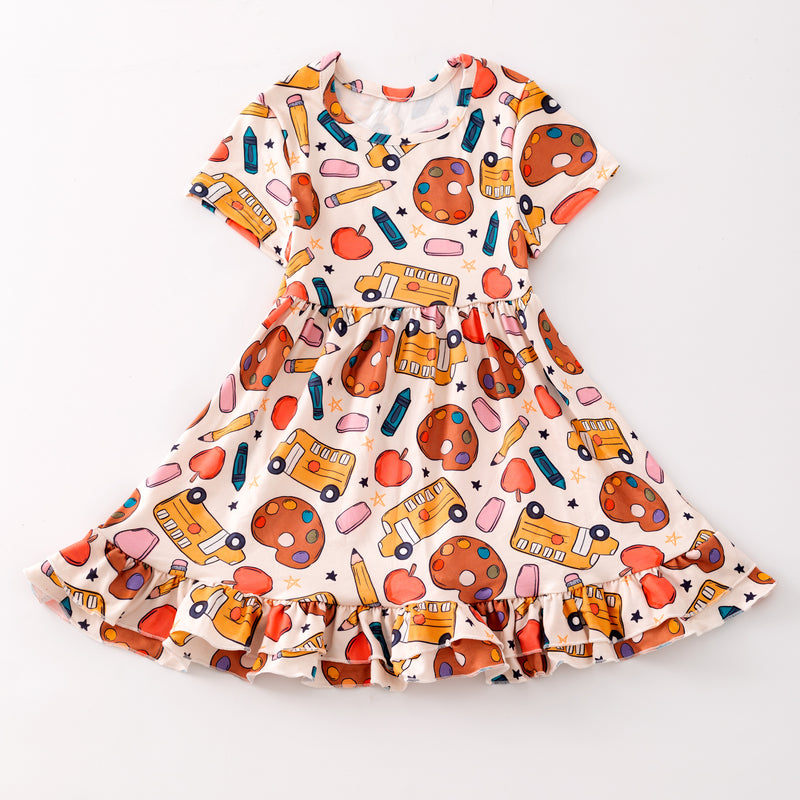BACK TO SCHOOL BUS DRESS