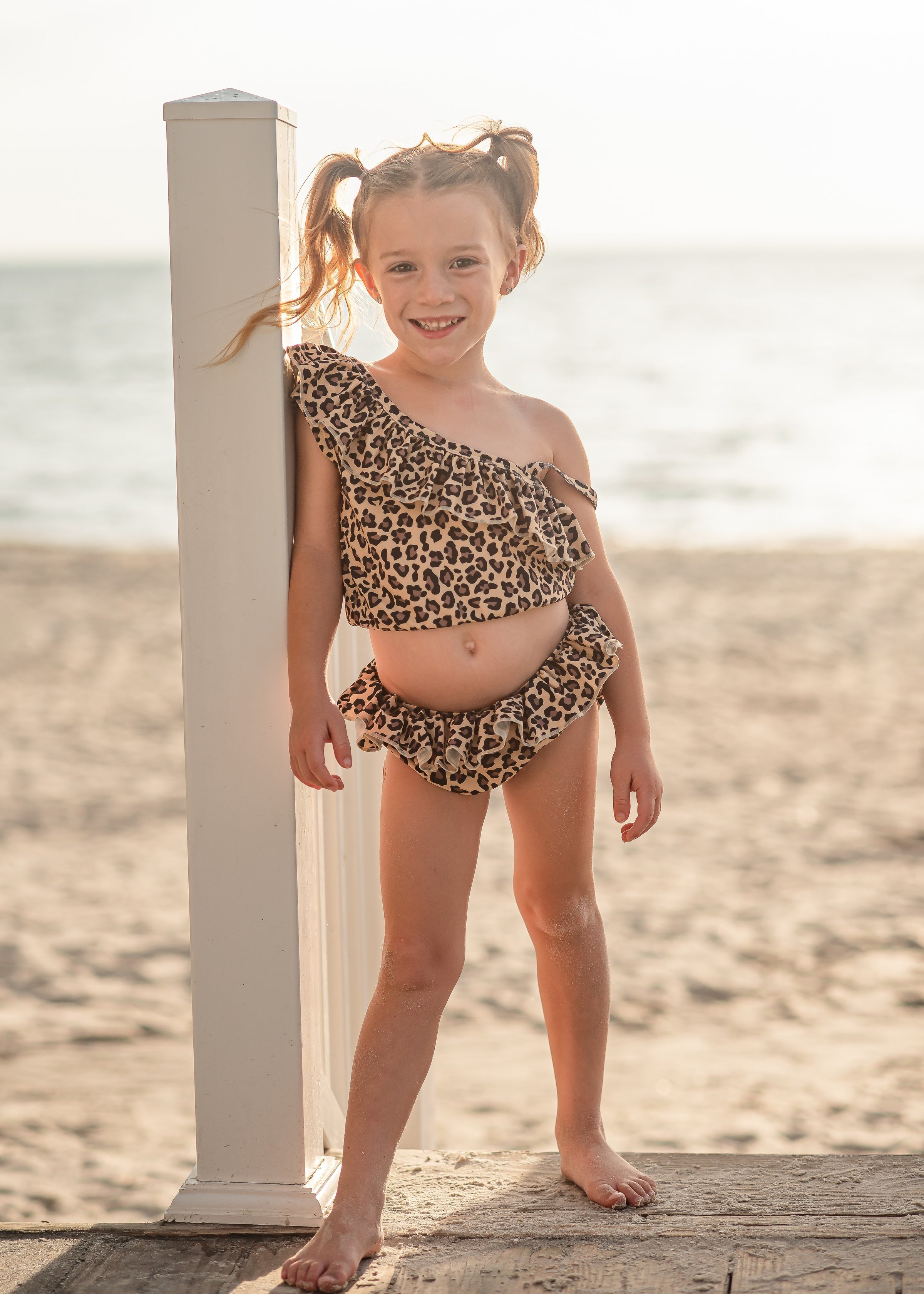 ANIMAL PRINT TWO PC SWIMSUIT – Hunny Bee Kids – New York (NY), USA