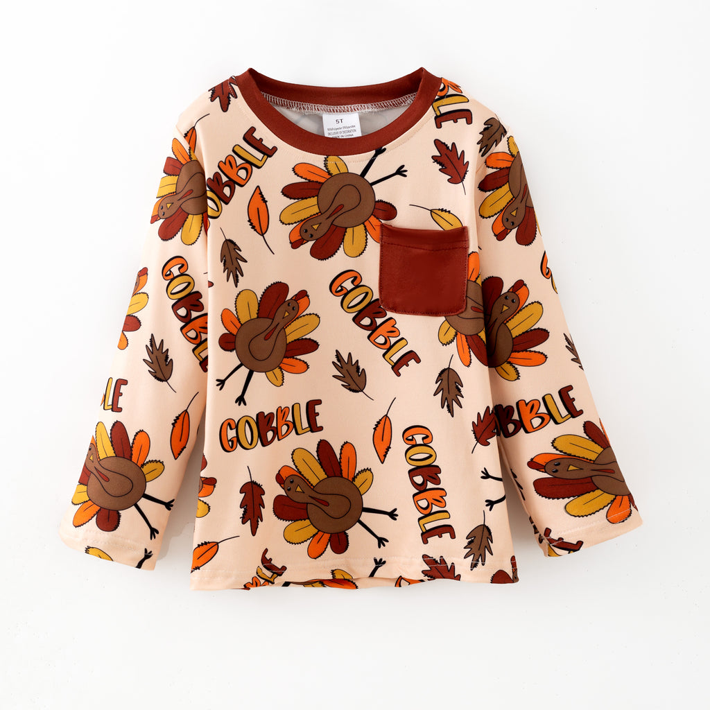 THANKSGIVING BOYS SHIRT -  Fall2025