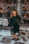 GREEN SPARKLE TUTU DRESS
