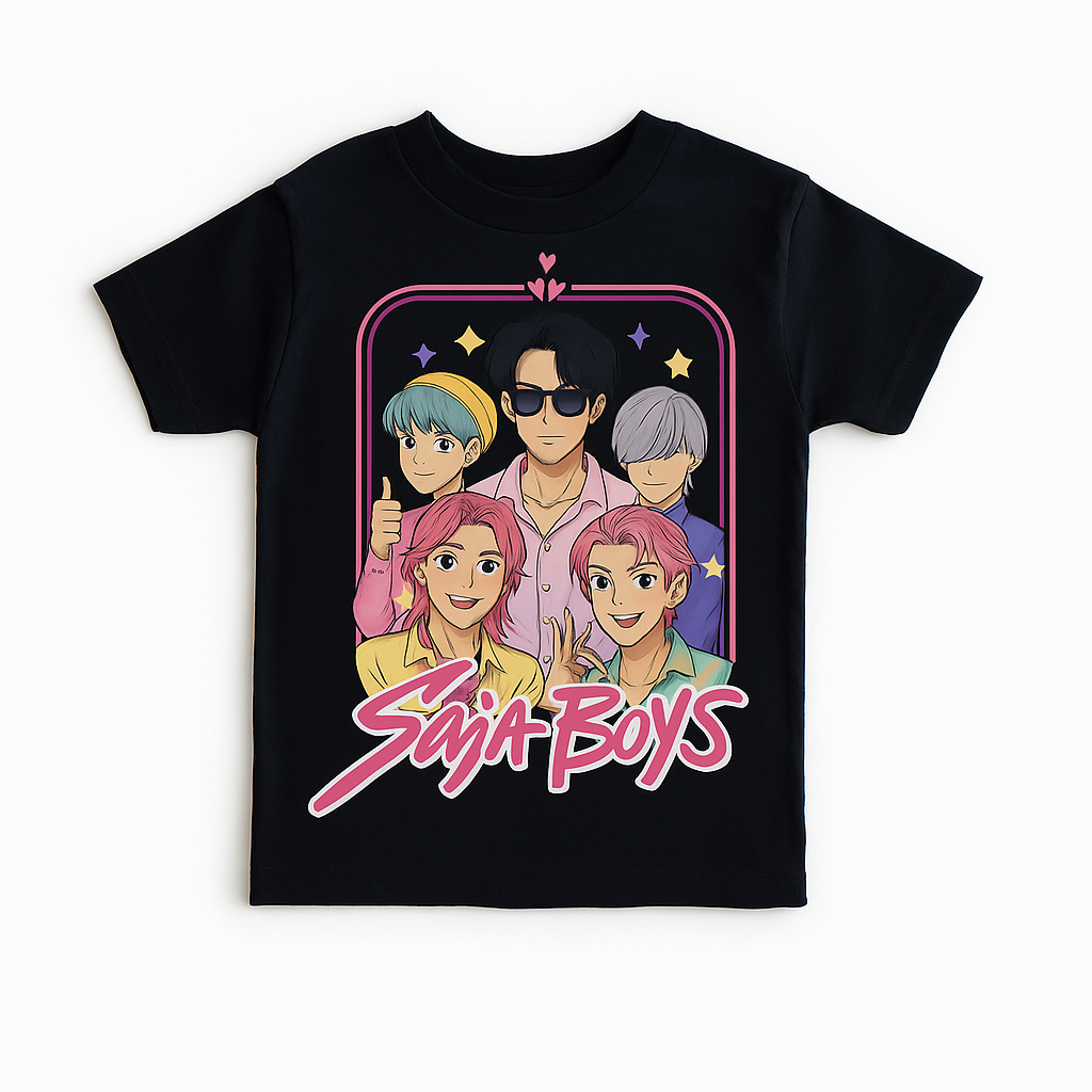 K POP TSHIRT -  BLACK - Pre-order